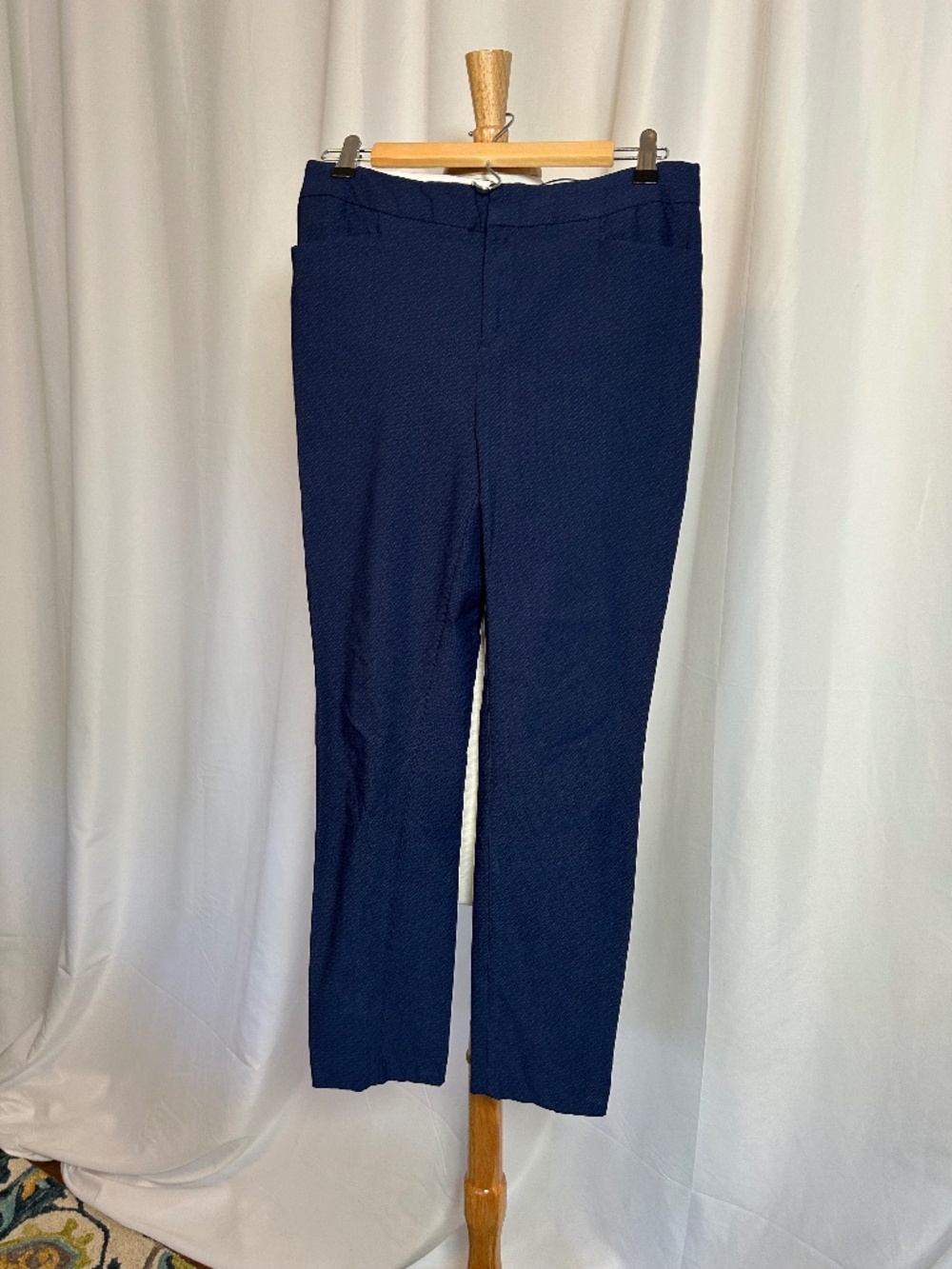 CROSBY NAVY DRESS PANTS - SIZE 10